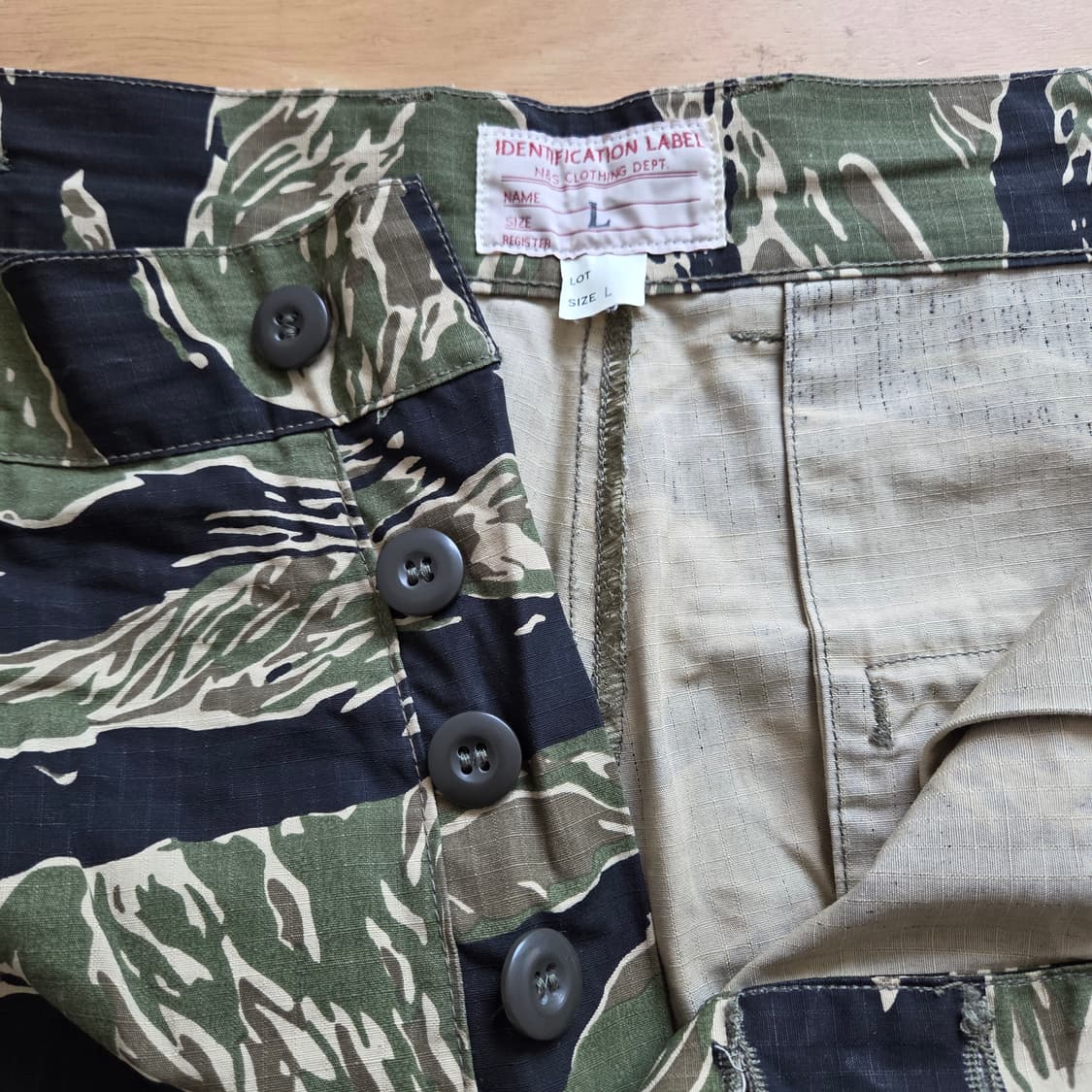 L 브론슨 논스탁 타이거 카모 반바지148 상품이미지3