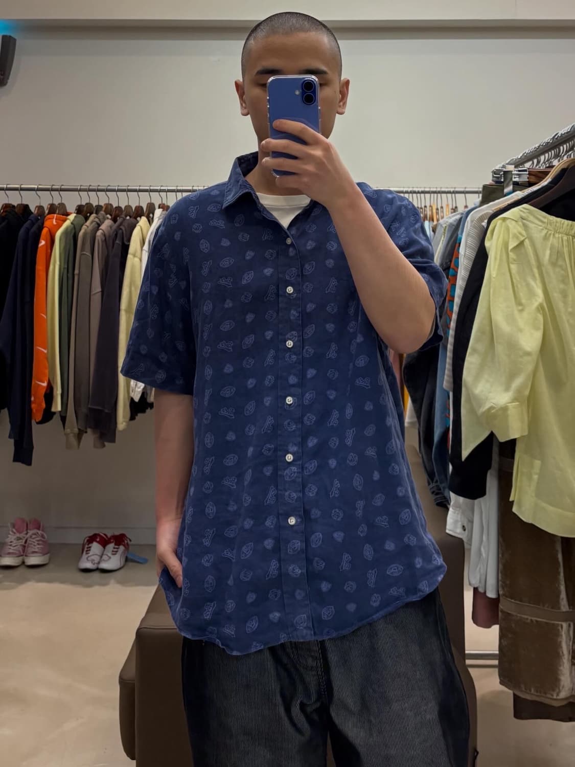 폴로 랄프로렌 린넨 멀티로고 반팔 셔츠 상품이미지7