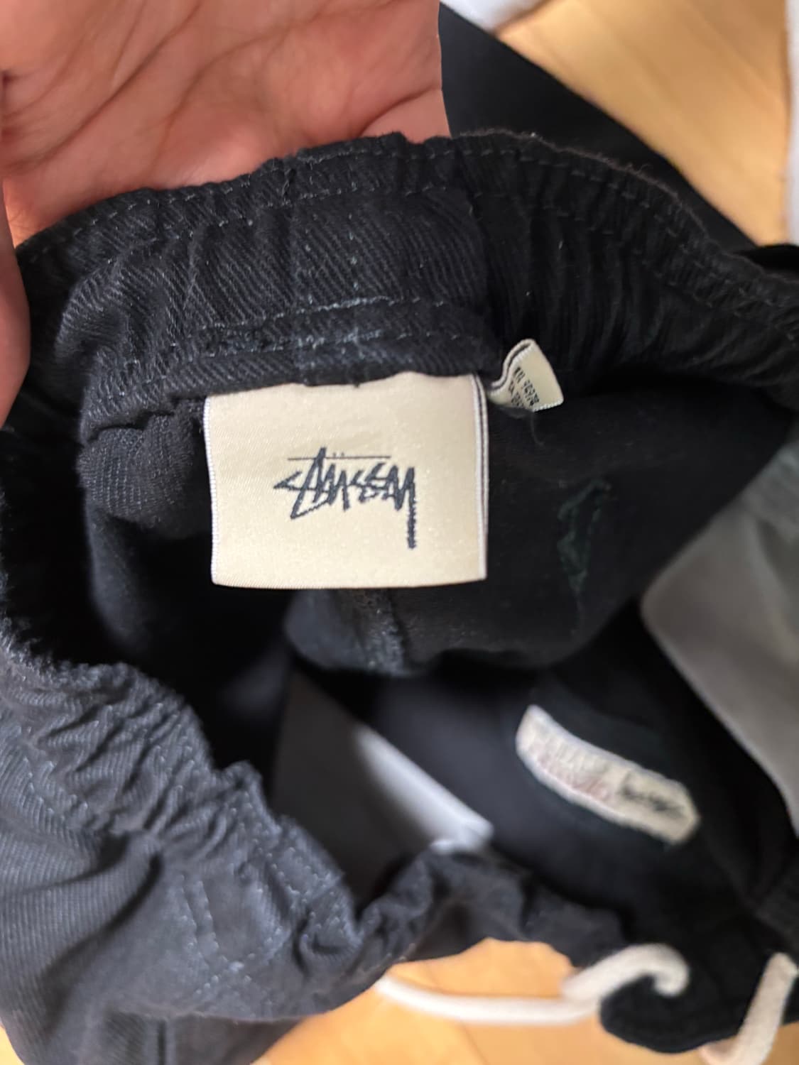 스투시 노마 아이콘 비치 팬츠 블랙 상품이미지5