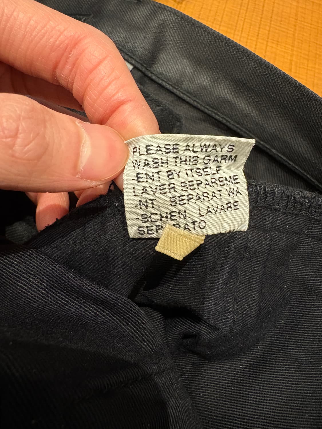 Dior Homme S/S07 Graphite Coated Denim 상품이미지9