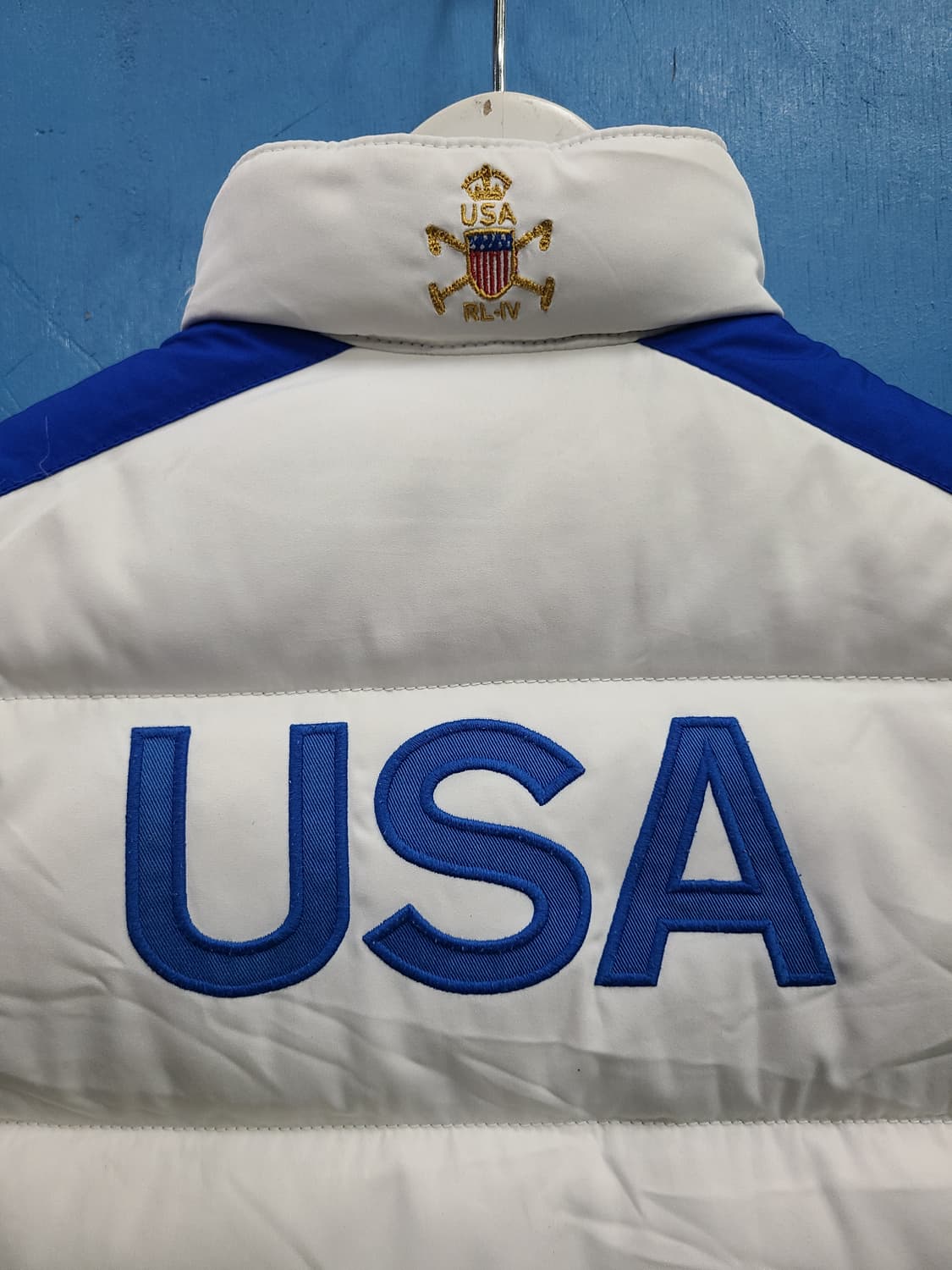 USA 빅로고 폴로 미니미 패딩조끼 상품이미지5