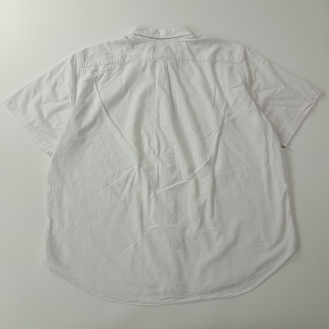 CK929 2XB 폴로 00s 시어서커 화이트 반팔 셔츠 남방 상품이미지6