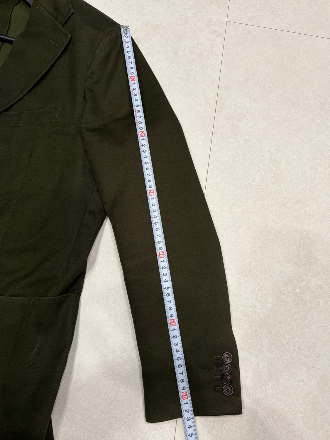 드레익스 올리브 코튼 셋업 수트 상품이미지5