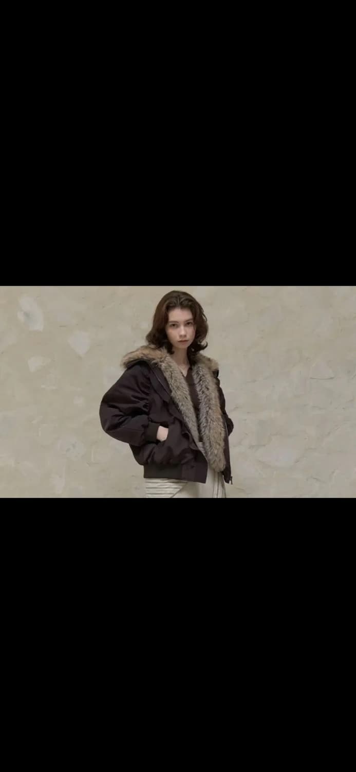 (새상품) 아이토브서울 퍼야상 브라운 상품이미지2