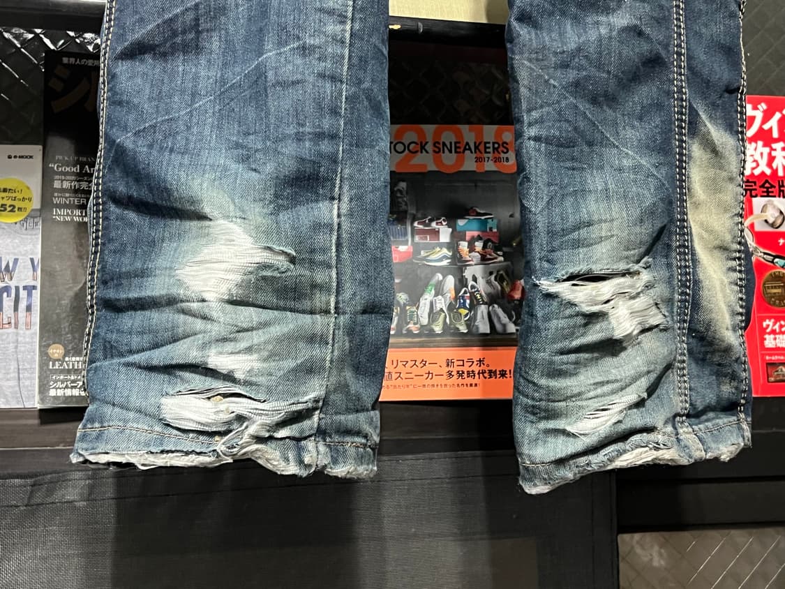 Y.B.R. Yibangren 카고 데님 팬츠 상품이미지8