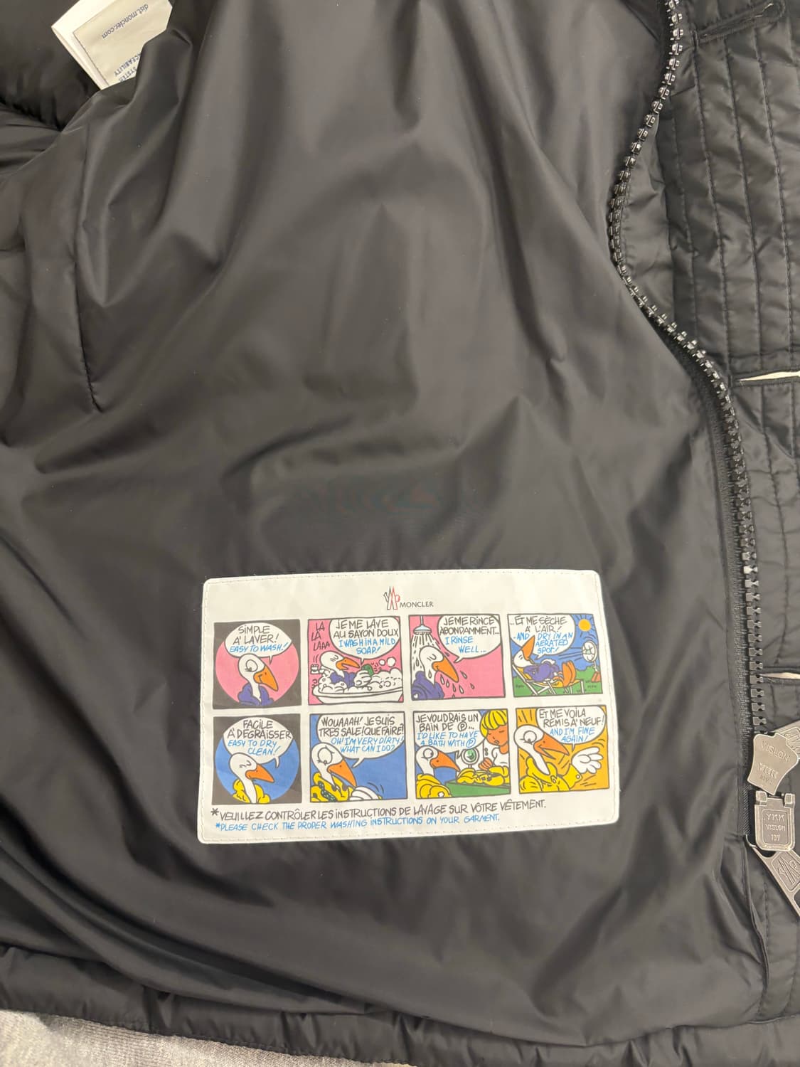 시착 새상품) 23fw 몽클레어 클루니 블랙 3 사이즈 판매 상품이미지2