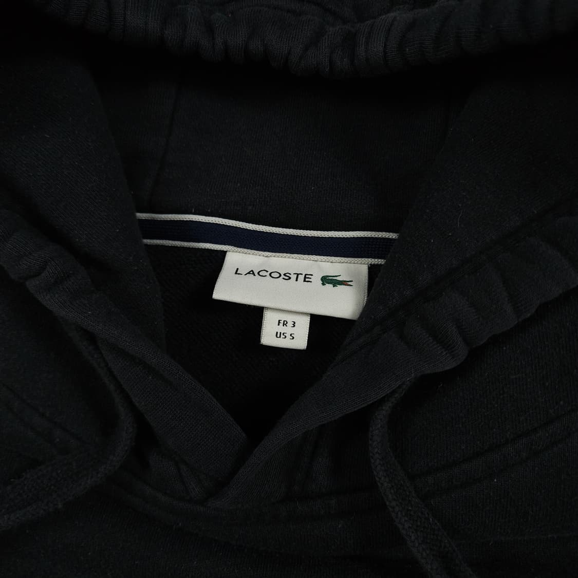 S(90) 라코스테 후드 블랙 상품이미지4