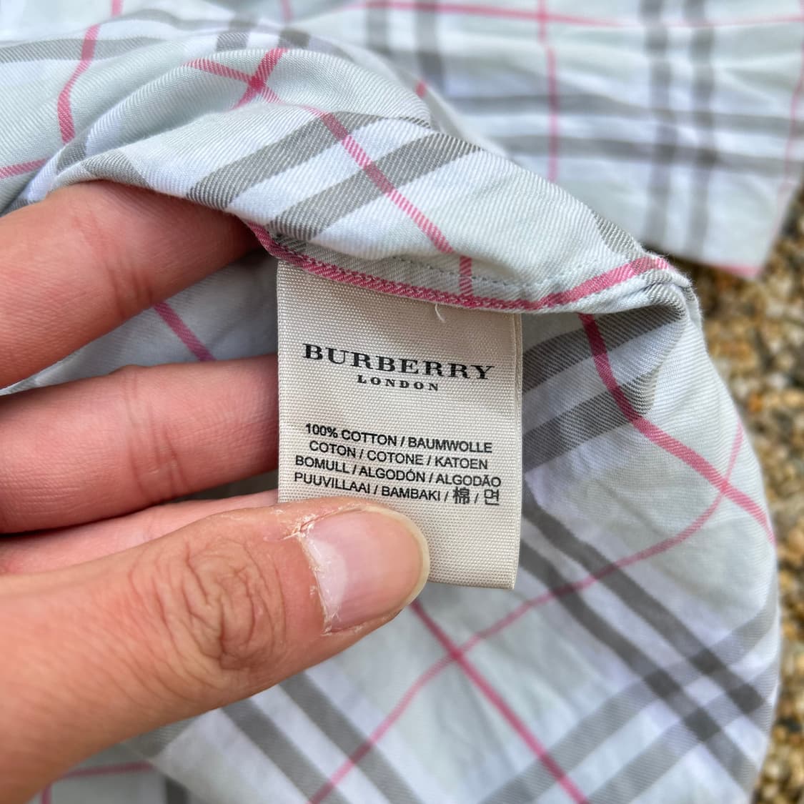 버버리 노바체크 긴팔 셔츠 상품이미지7