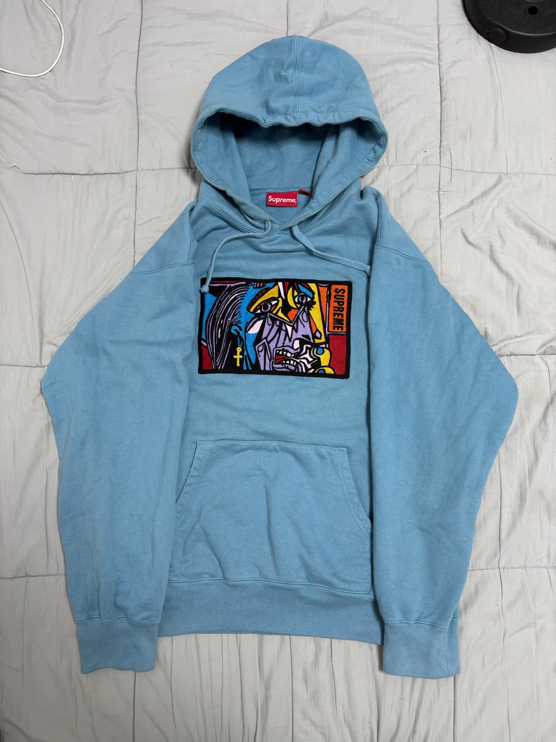 슈프림 체인스티치 후드 L 18F 상품이미지1