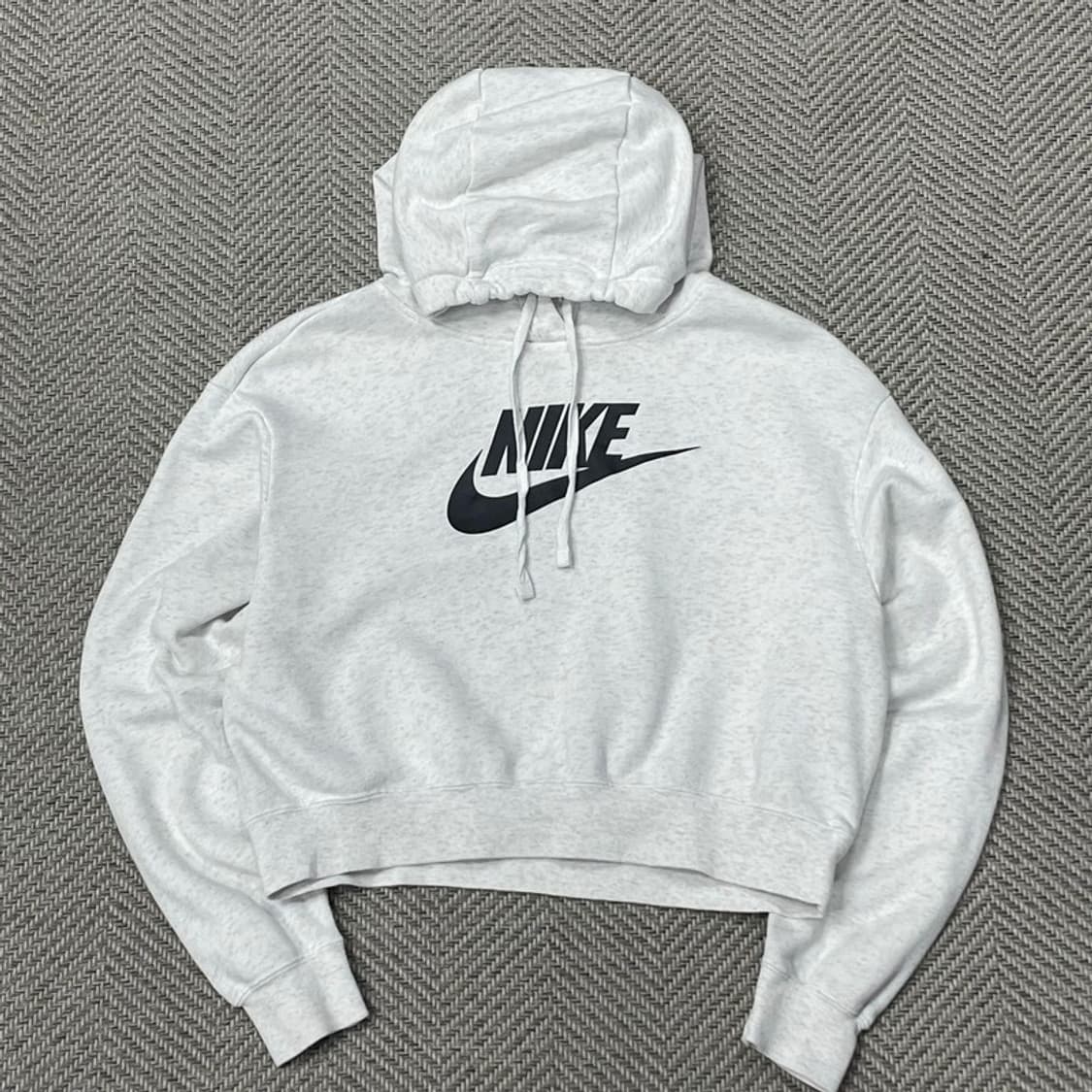 나이키 로고 크롭후드티 v0069 상품이미지1