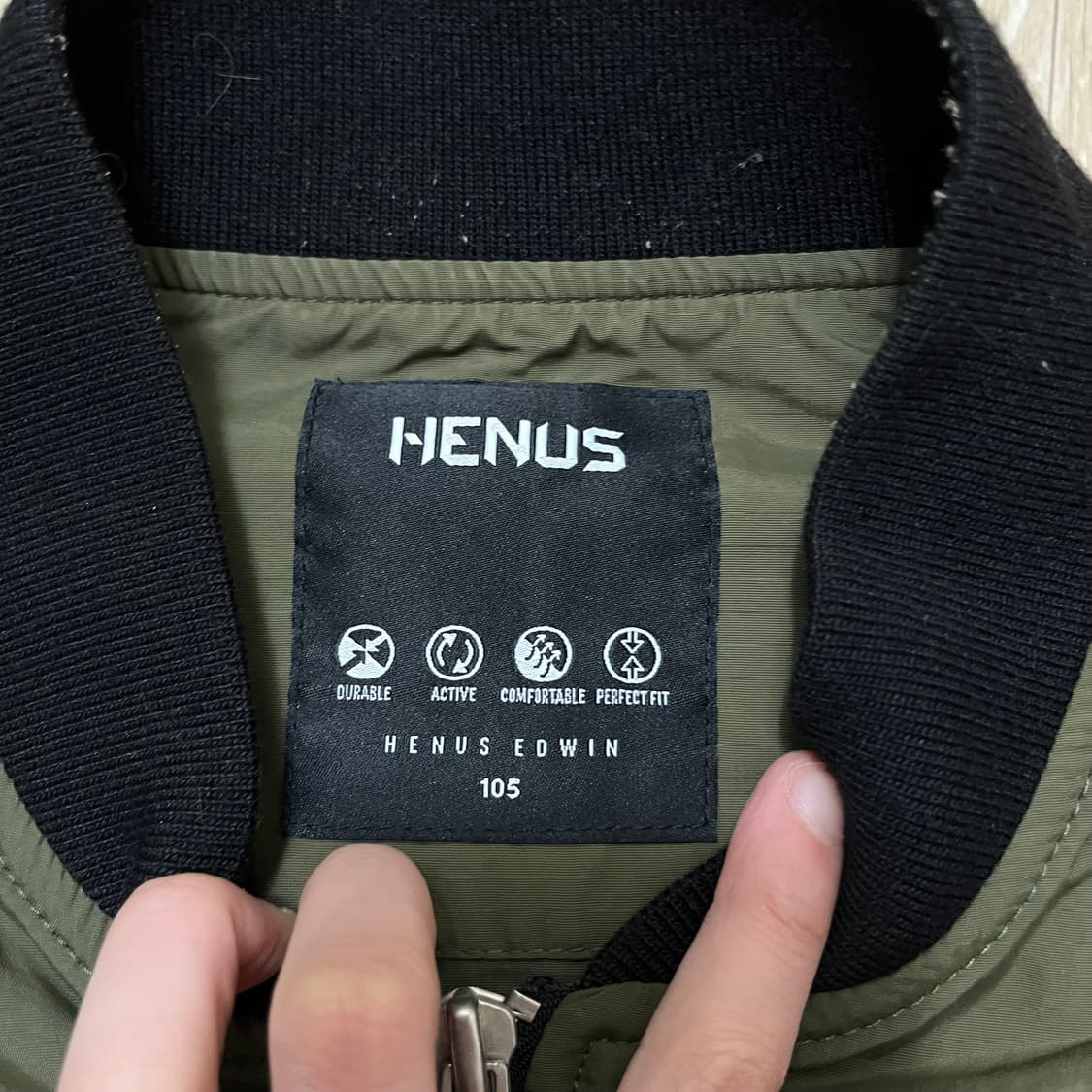 헨어스 남성 집업자켓 105 상품이미지5