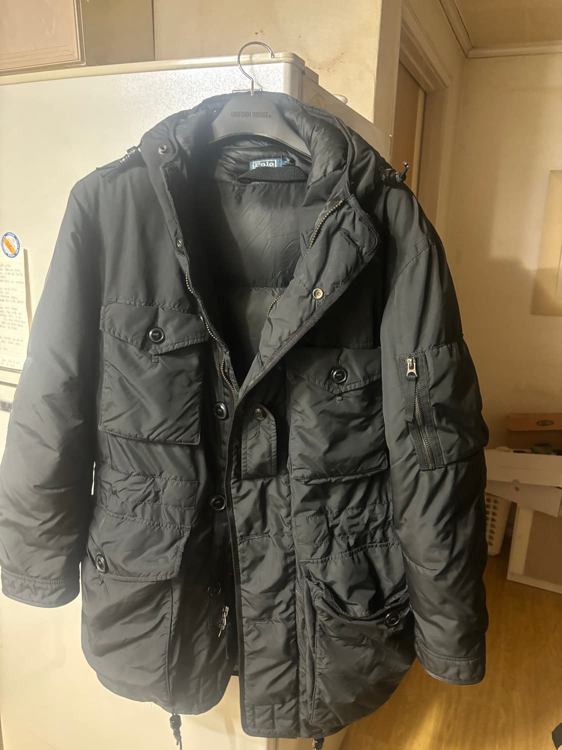 폴로 랄프로렌 / 캐나다군 iecs 밀리터리 덕다운 파카 / L 상품이미지3