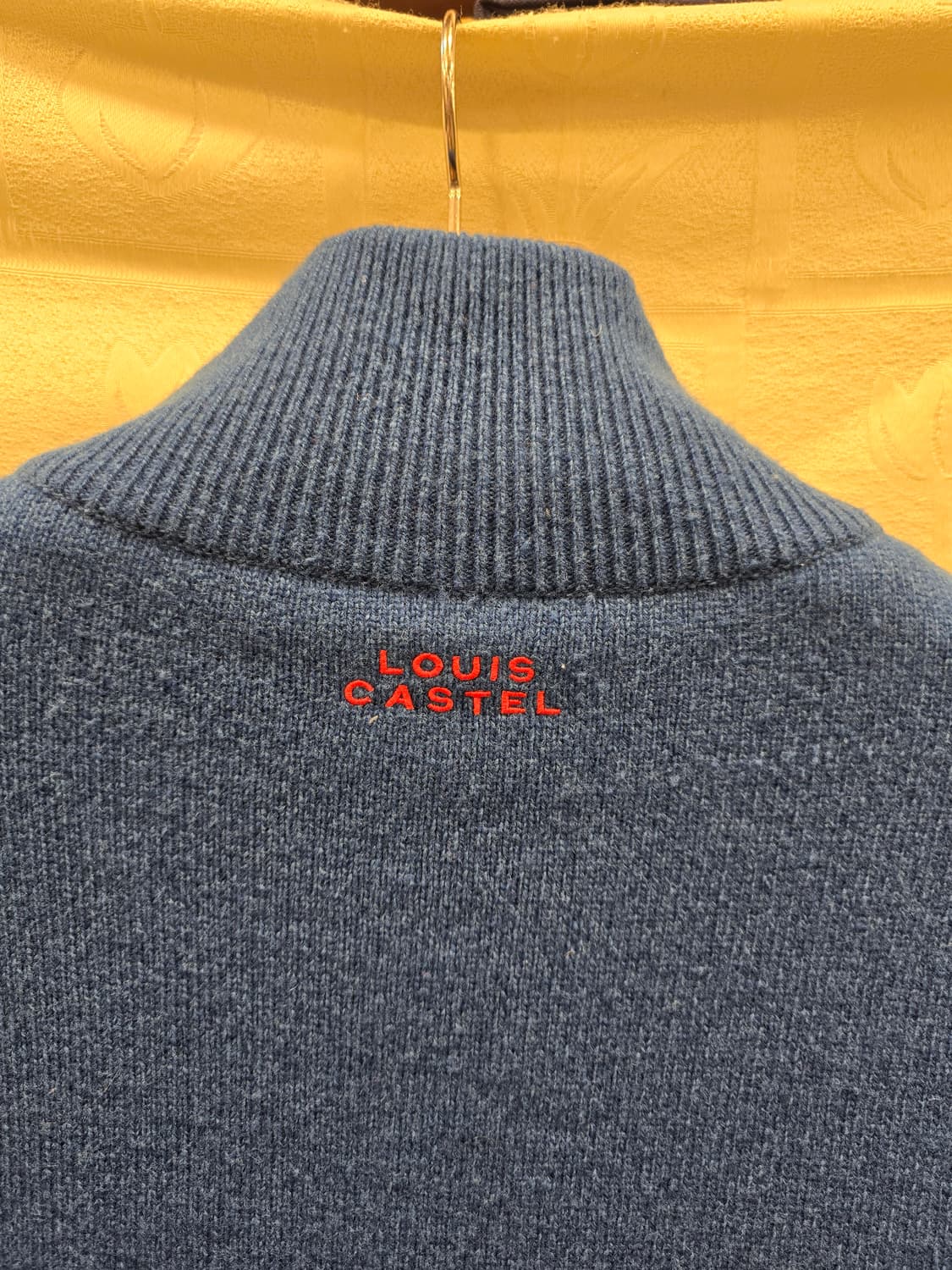 루이까스텔 남성 울 방풍 니트 집업 자켓 95 상품이미지7