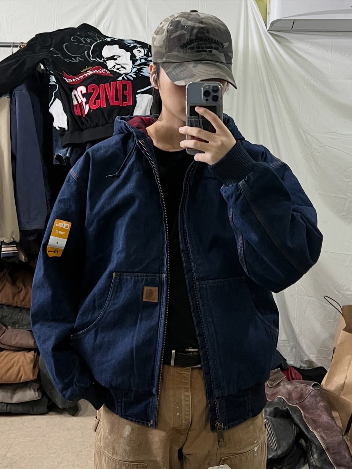 칼하트 50주년 데님 덕액티브 자켓 상품이미지3