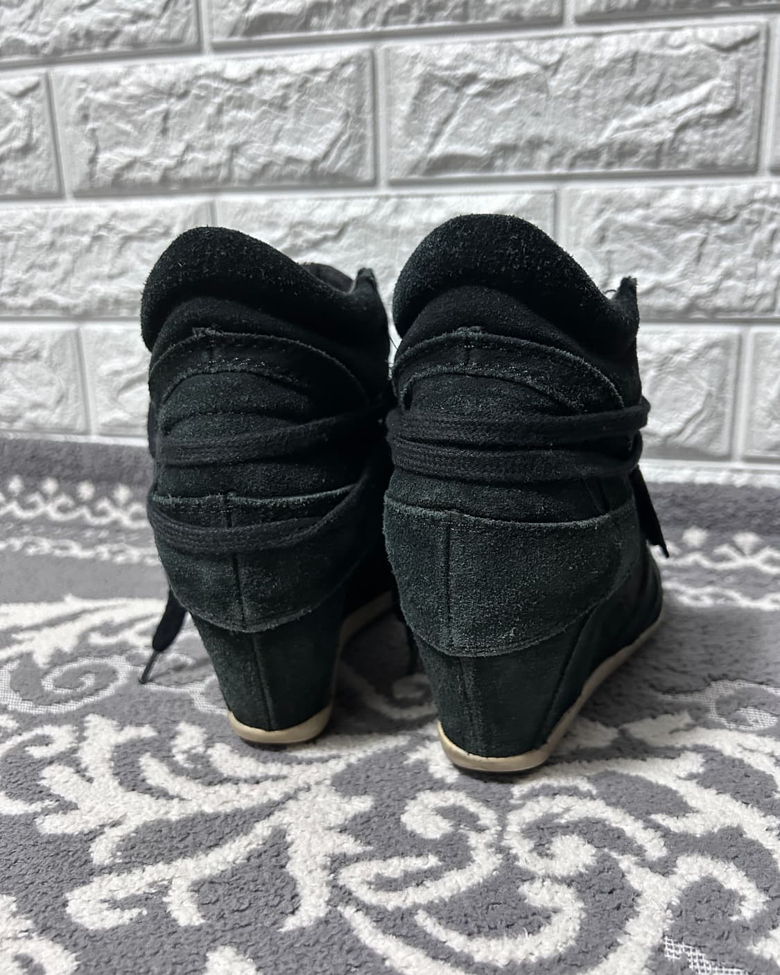 Ash 아쉬 히든 웨지 스웨이드 스니커즈 상품이미지4