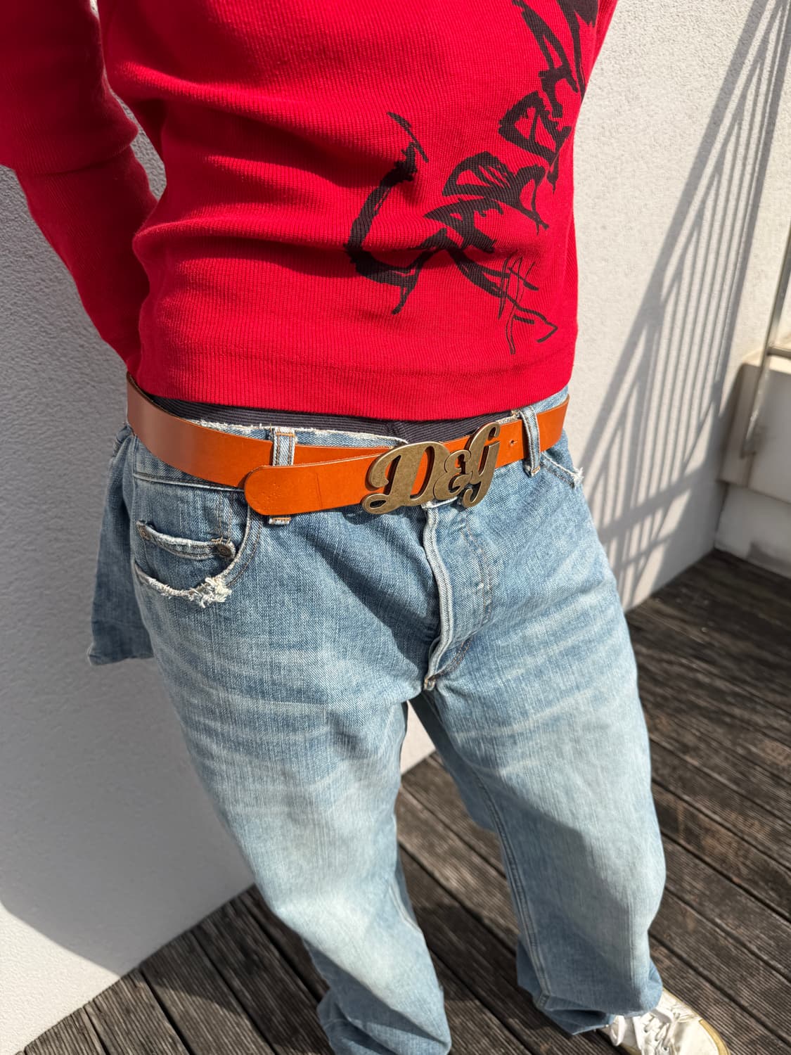 돌체앤가바나 레더 벨트 상품이미지2