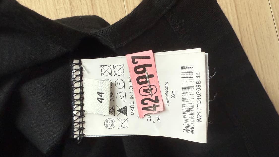 우영미 플라워 반팔 44사이즈 상품이미지3