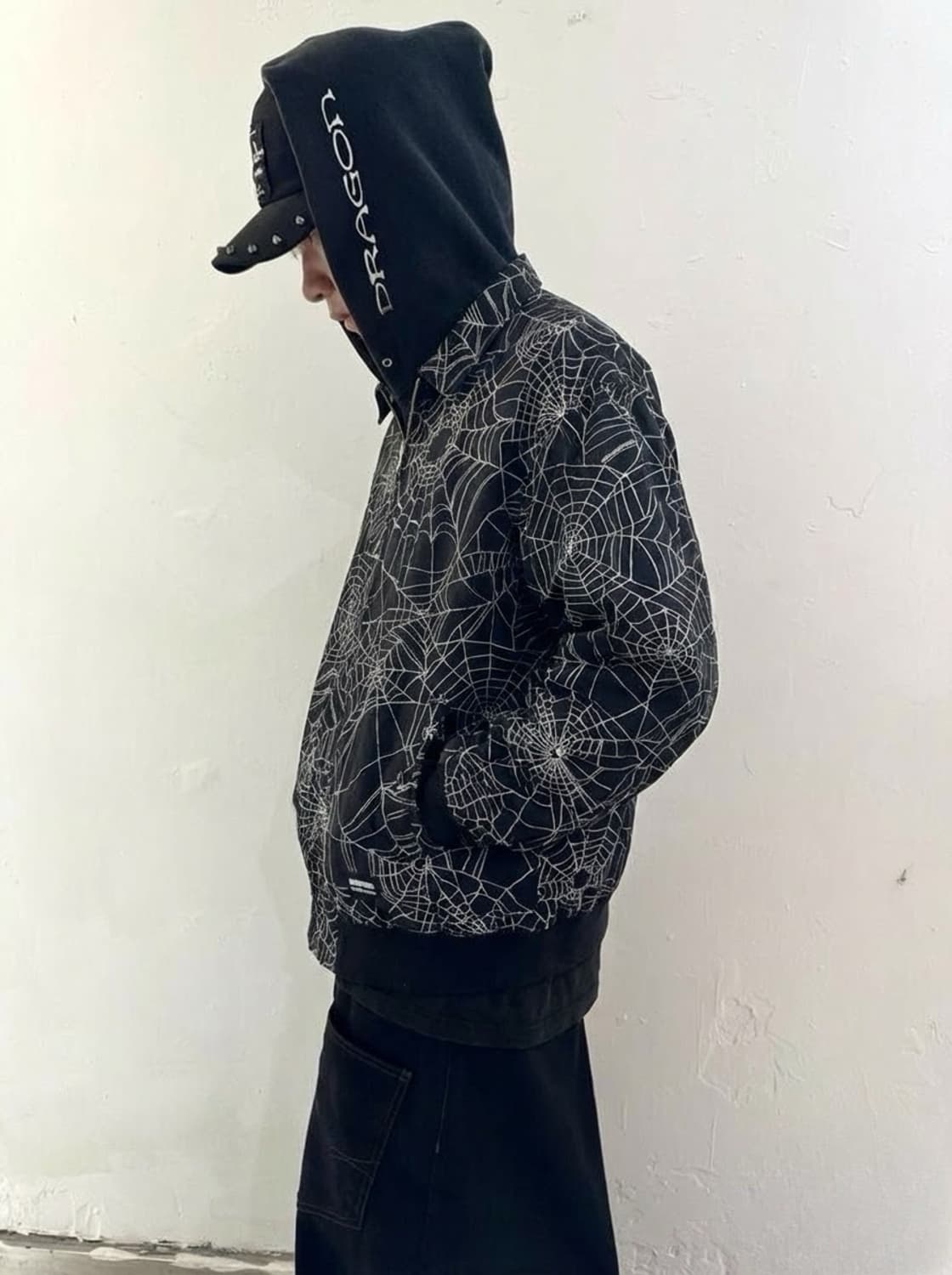 네이버후드 스파이더웹 면 집업 자켓 상품이미지1