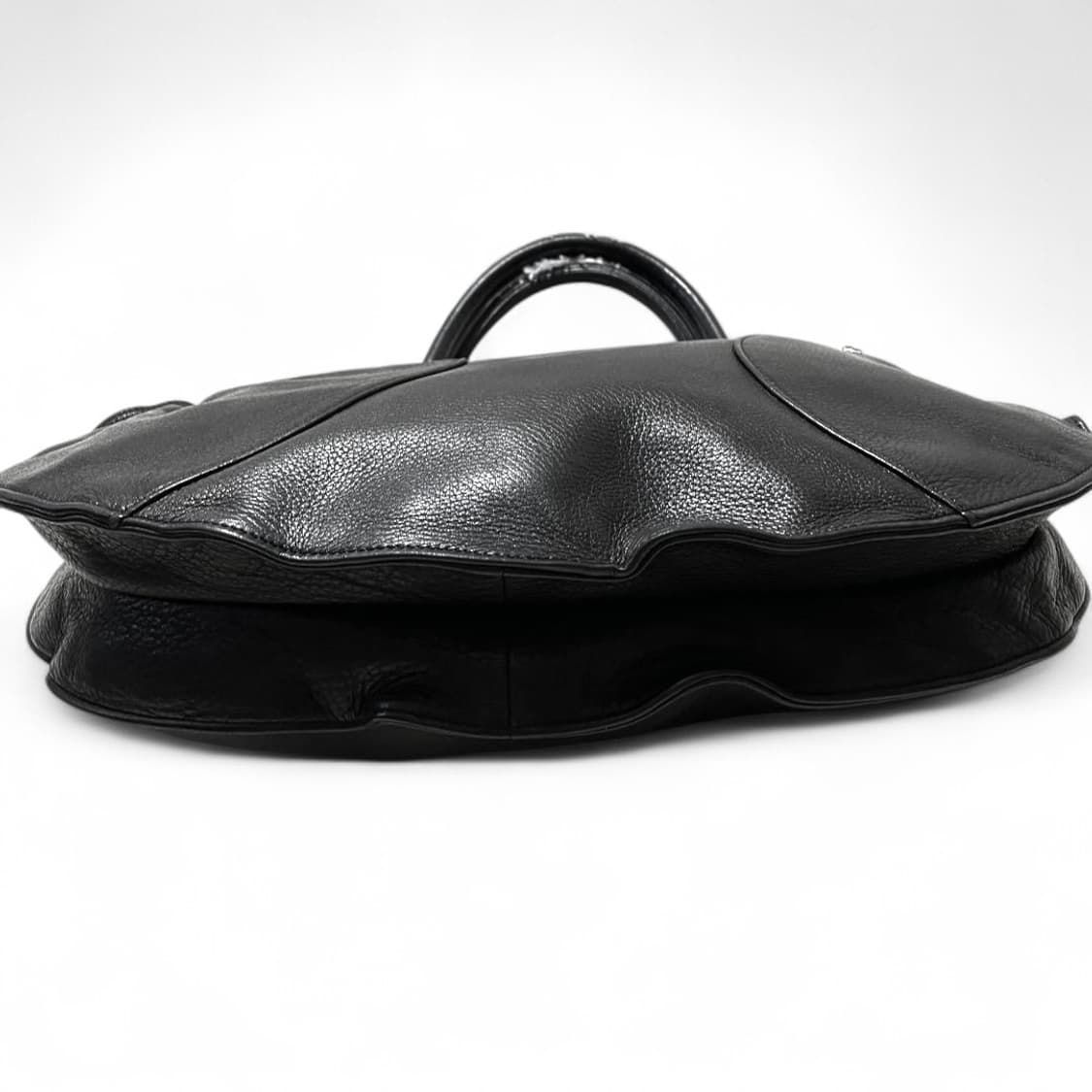 미키아모 킵레더 라운드 토트백 준야 요지야마모토 같은 재패니즈 브랜드 상품이미지6