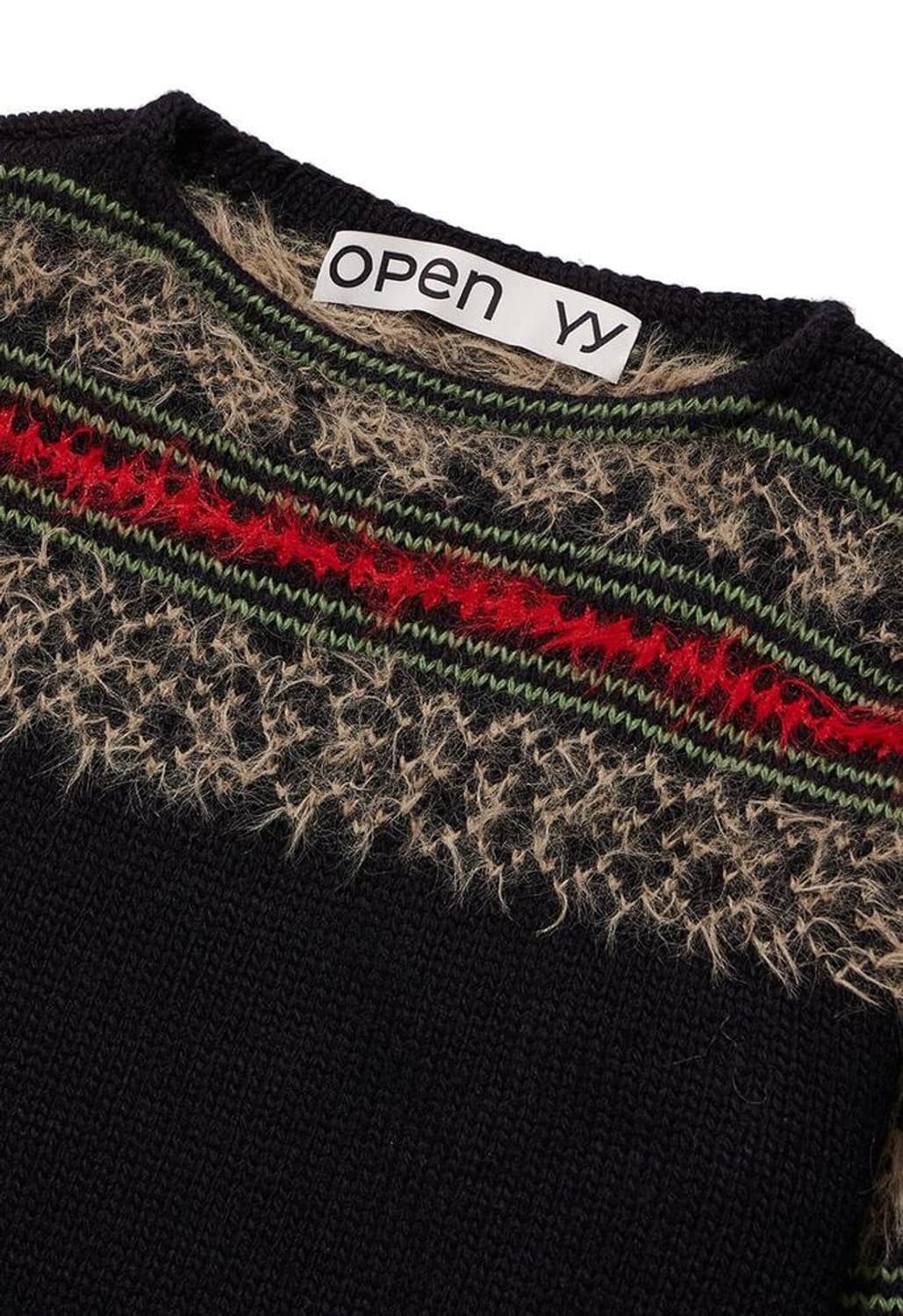 Open yy 페어에일 니트 스웨터 상품이미지2