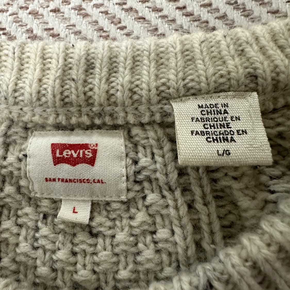 LEVI'S wool knit sweater 상품이미지4