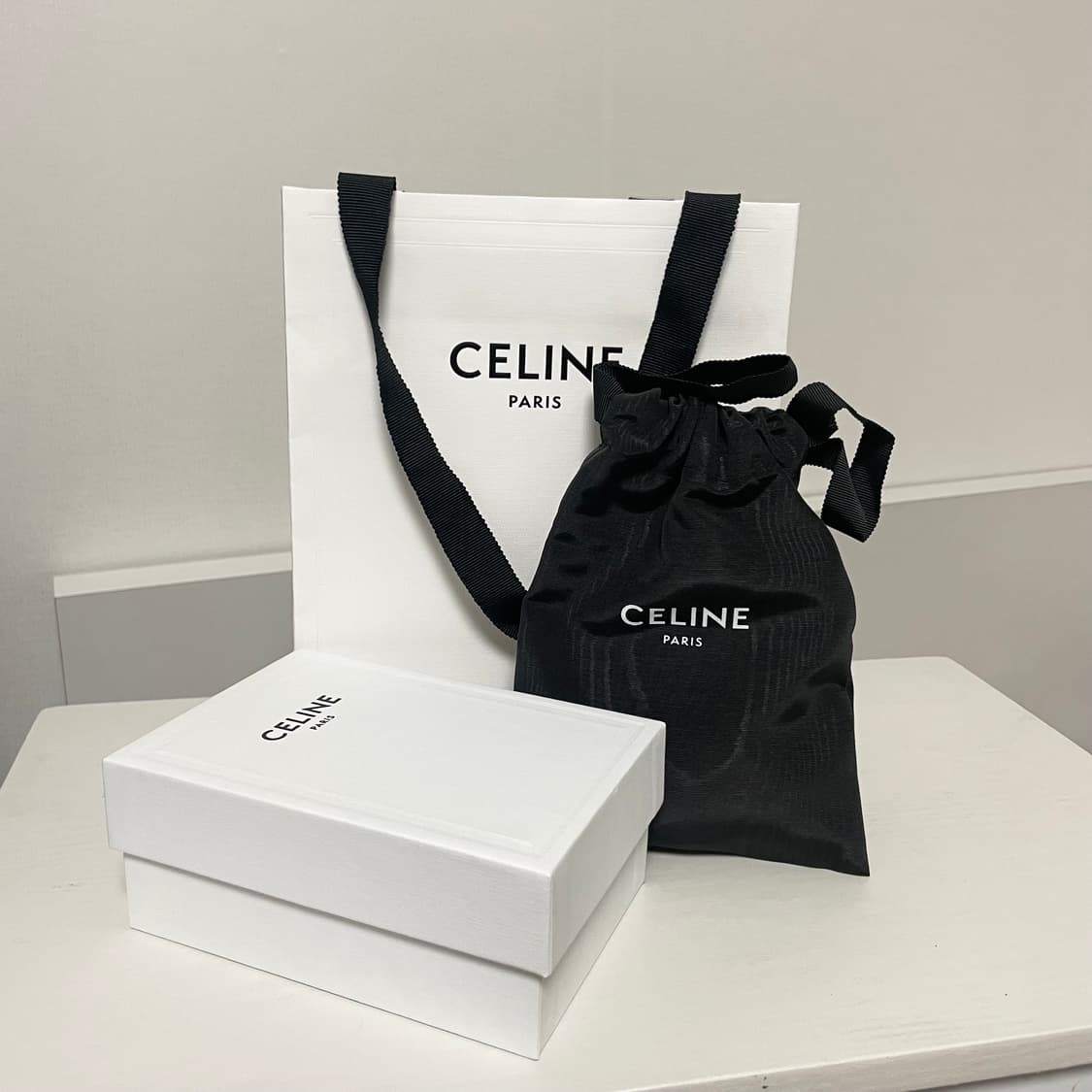 셀린느 트리옹프 카드지갑 블랙 풀구성 상품이미지9