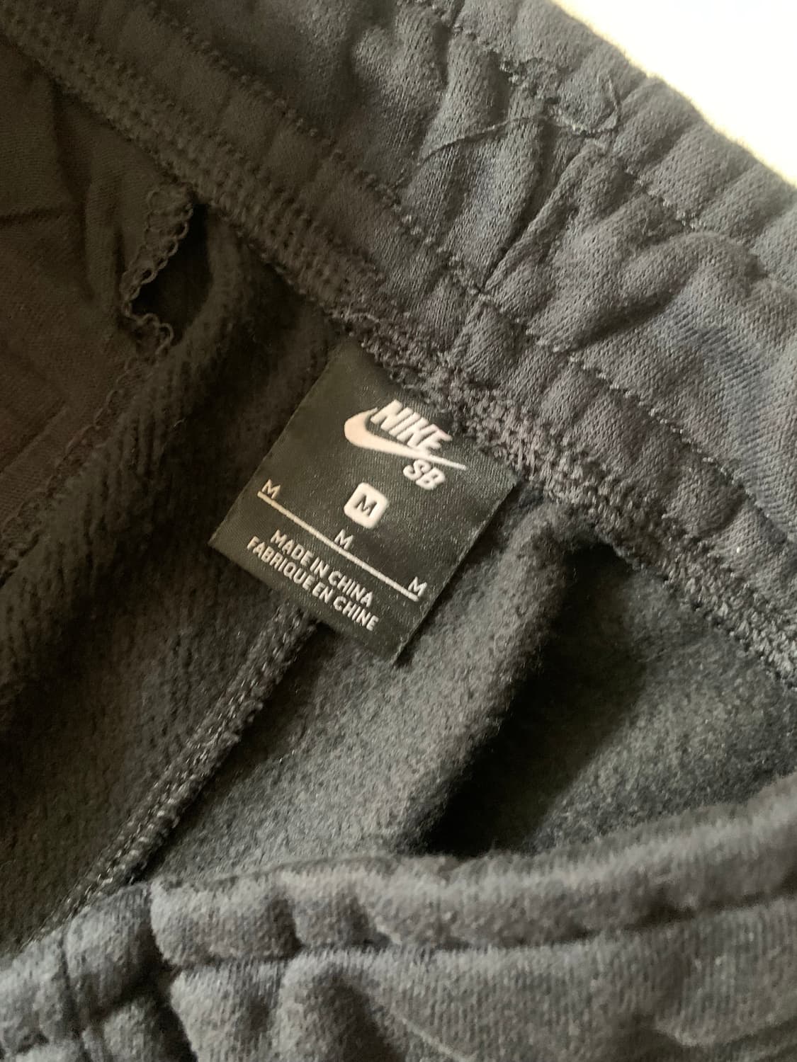 나이키sb 아이콘 플리스 스웻 팬츠 m 블랙 상품이미지8