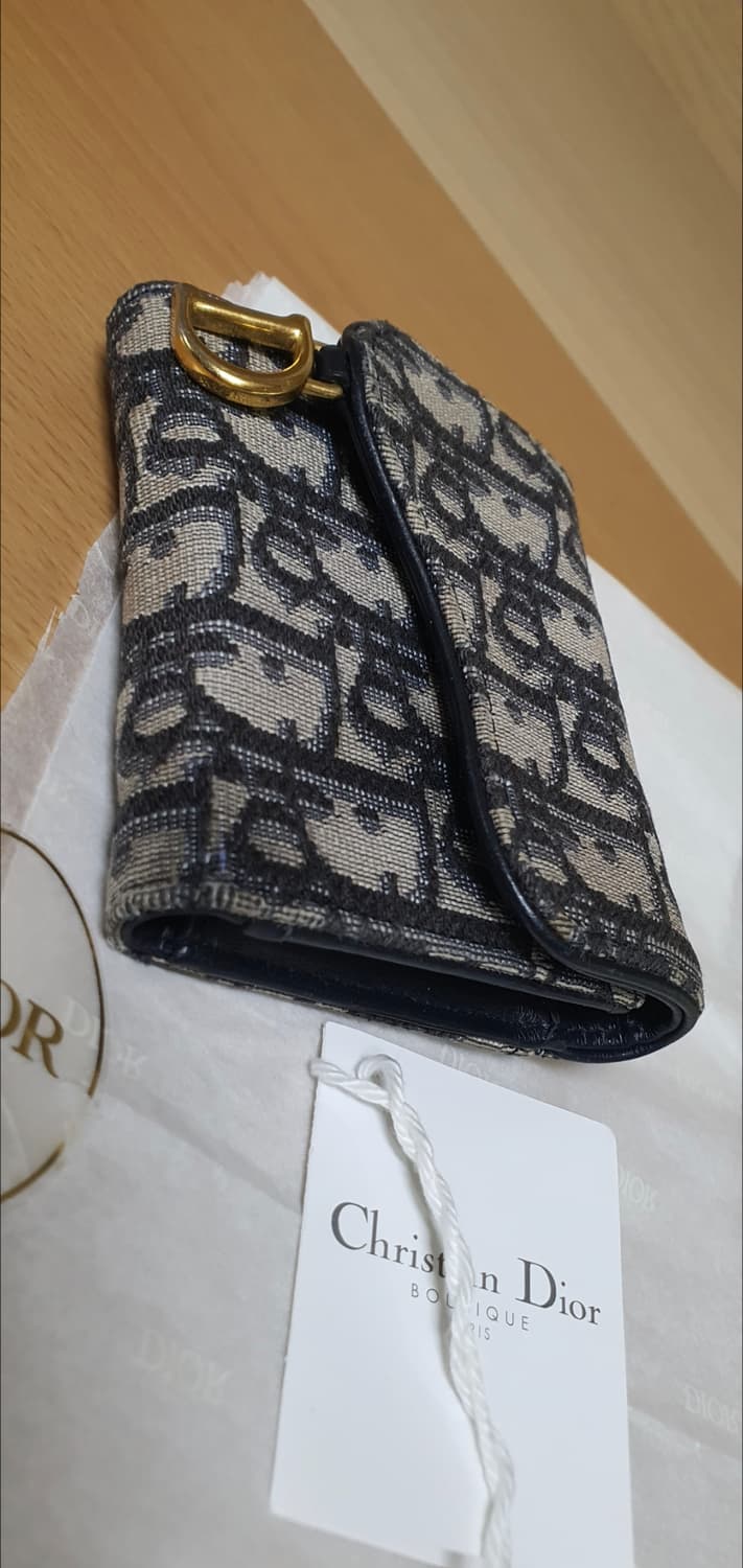 디올 오블리크 로투스 반지갑/지갑 정품A급(감정O) 상품이미지6