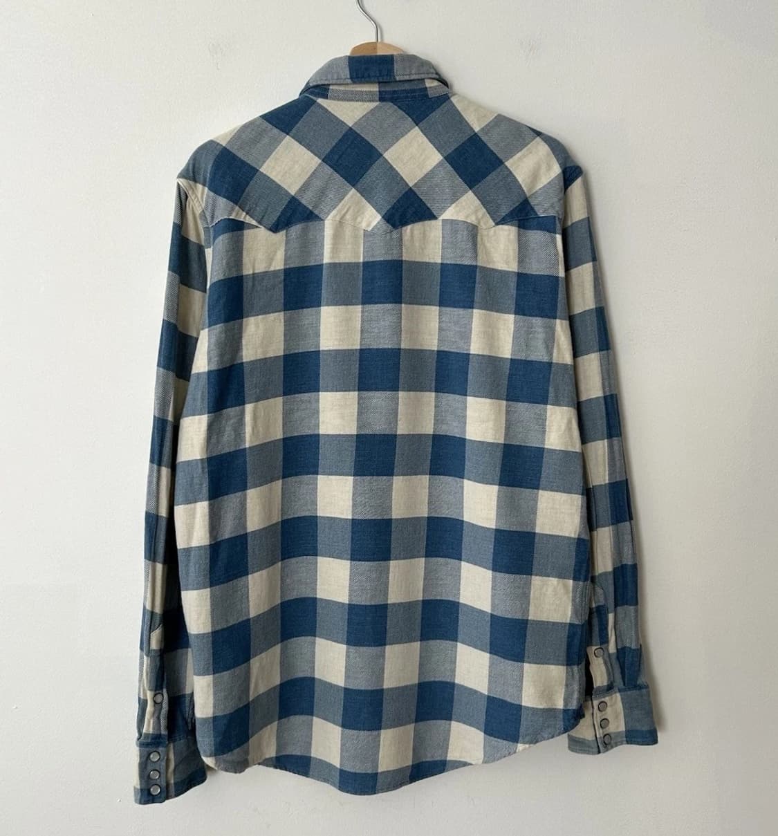 RRL 더블알엘 버팔로 플레이드 웨스턴 플란넬 셔츠 상품이미지7