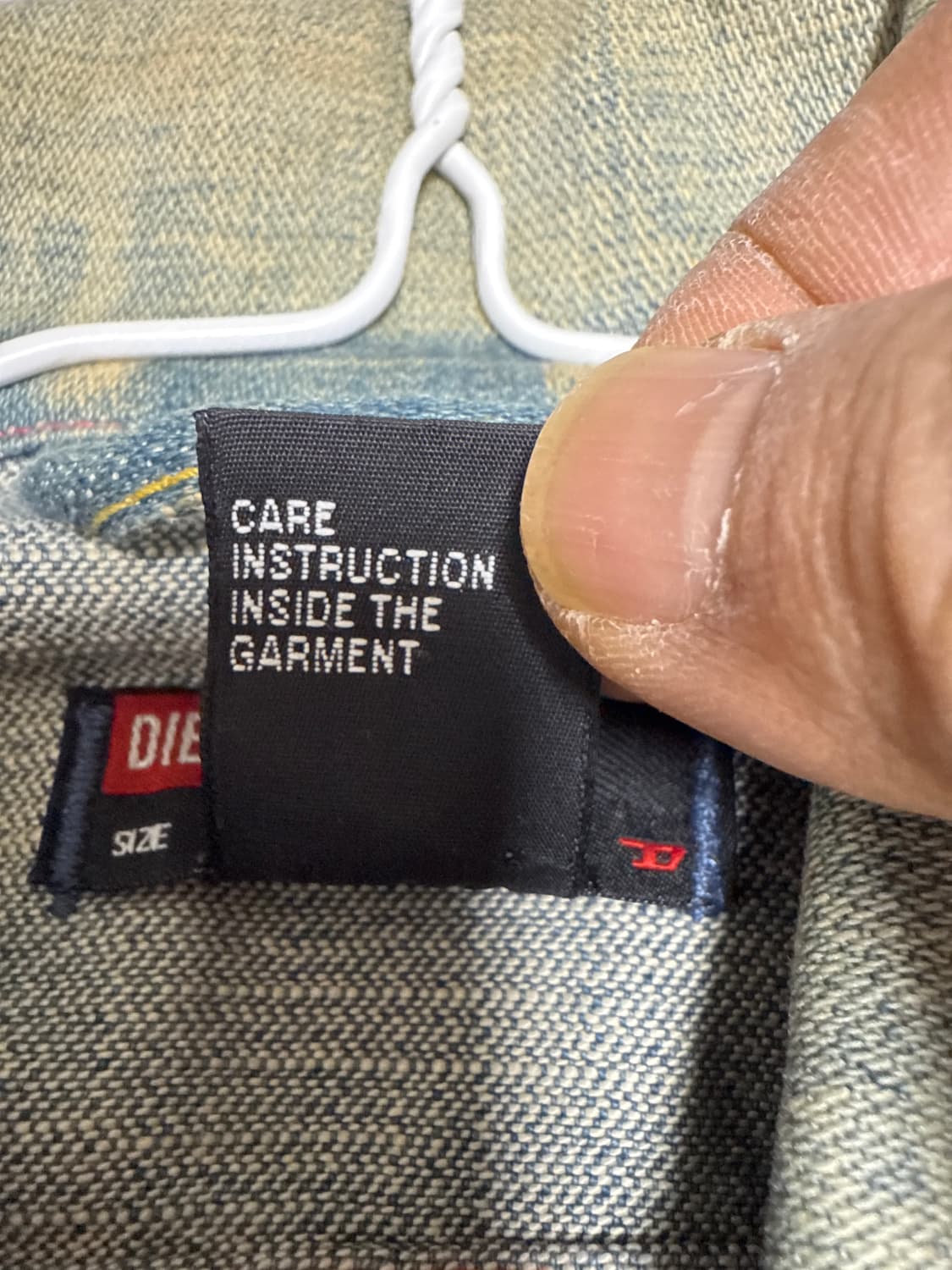 디젤 워시드 데님자켓 상품이미지5