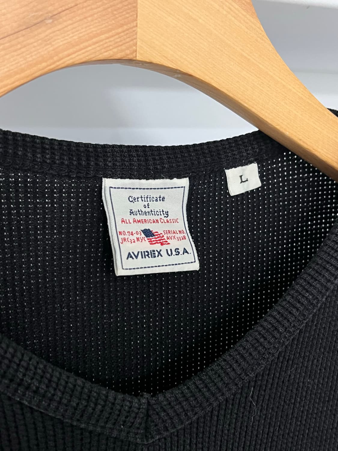 00s 아비렉스 빈티지 와플 반팔 티셔츠 상품이미지5