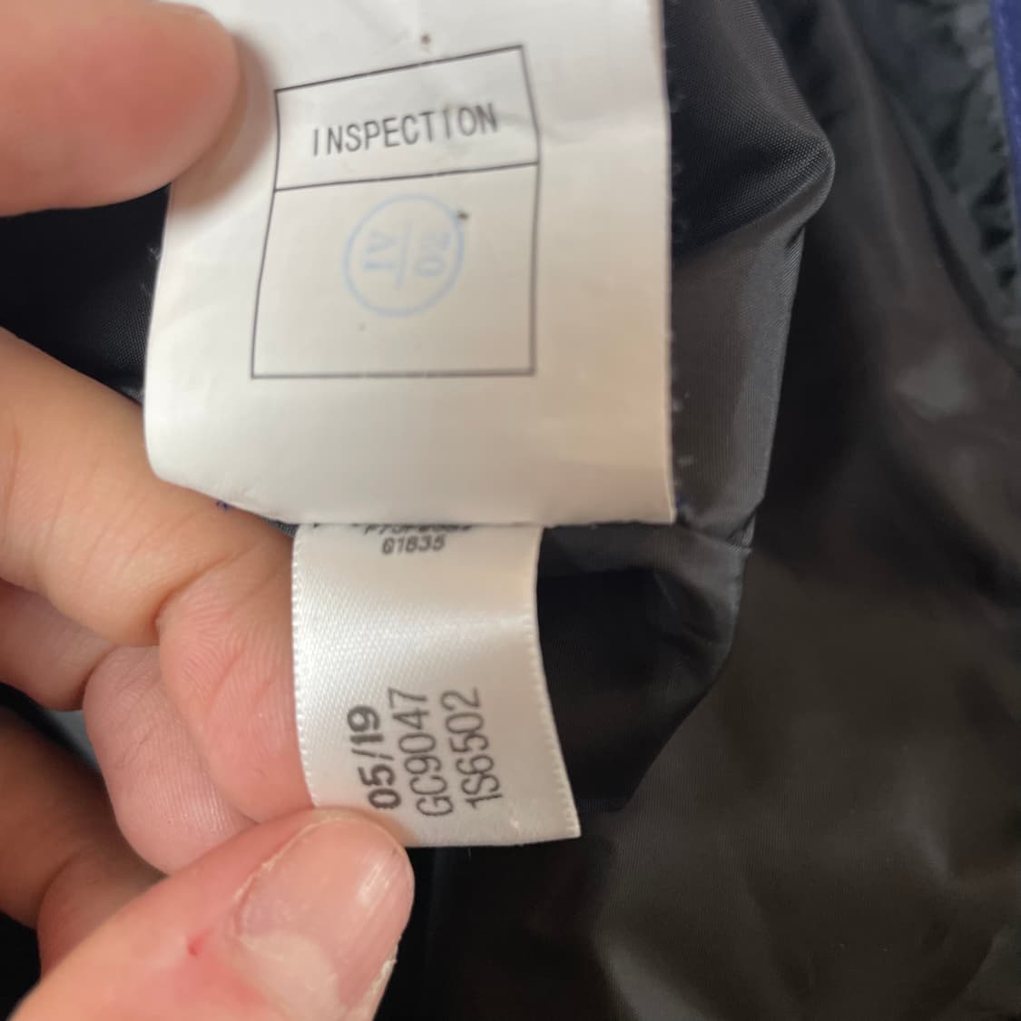 리복 로고 다운 네이비 후드 벤치 롱패딩 M 상품이미지7