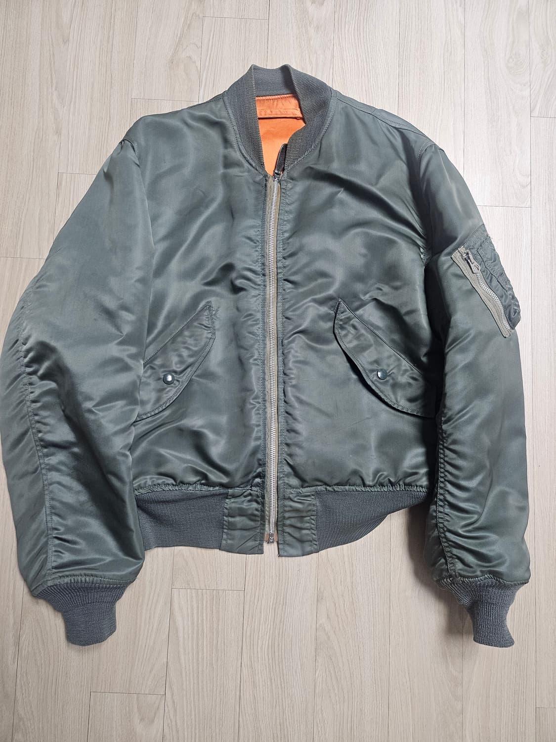 70s 미군오리지날 항공자켓 L2B 미듐 상품이미지1