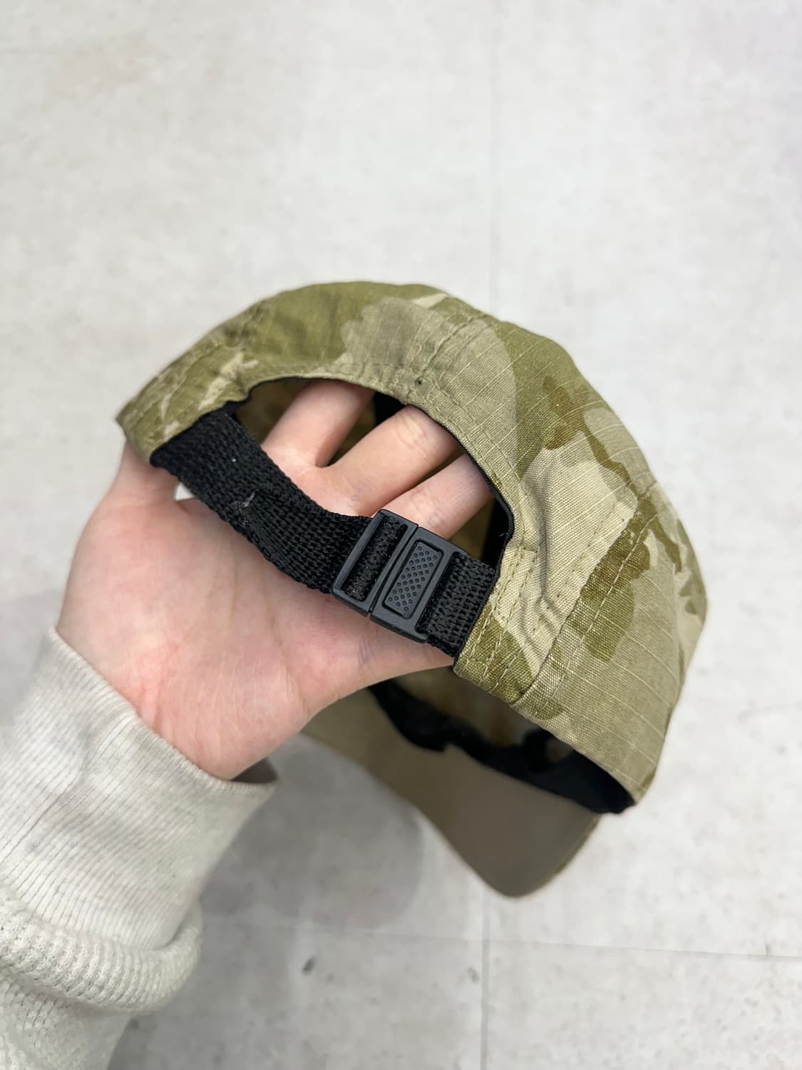 90s Stussy 스투시 카모 캡 상품이미지4