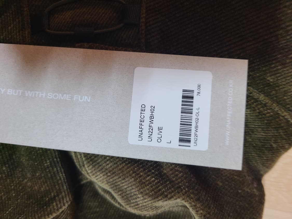 언어펙티드 코듀로이 버킷햇 상품이미지3