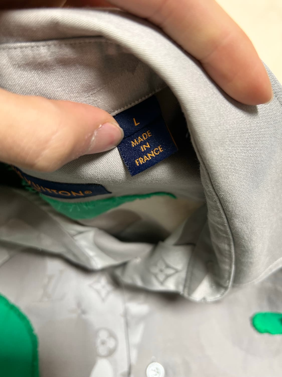정품 루이비통 슈퍼키드 셔츠 자켓 L 상품이미지3