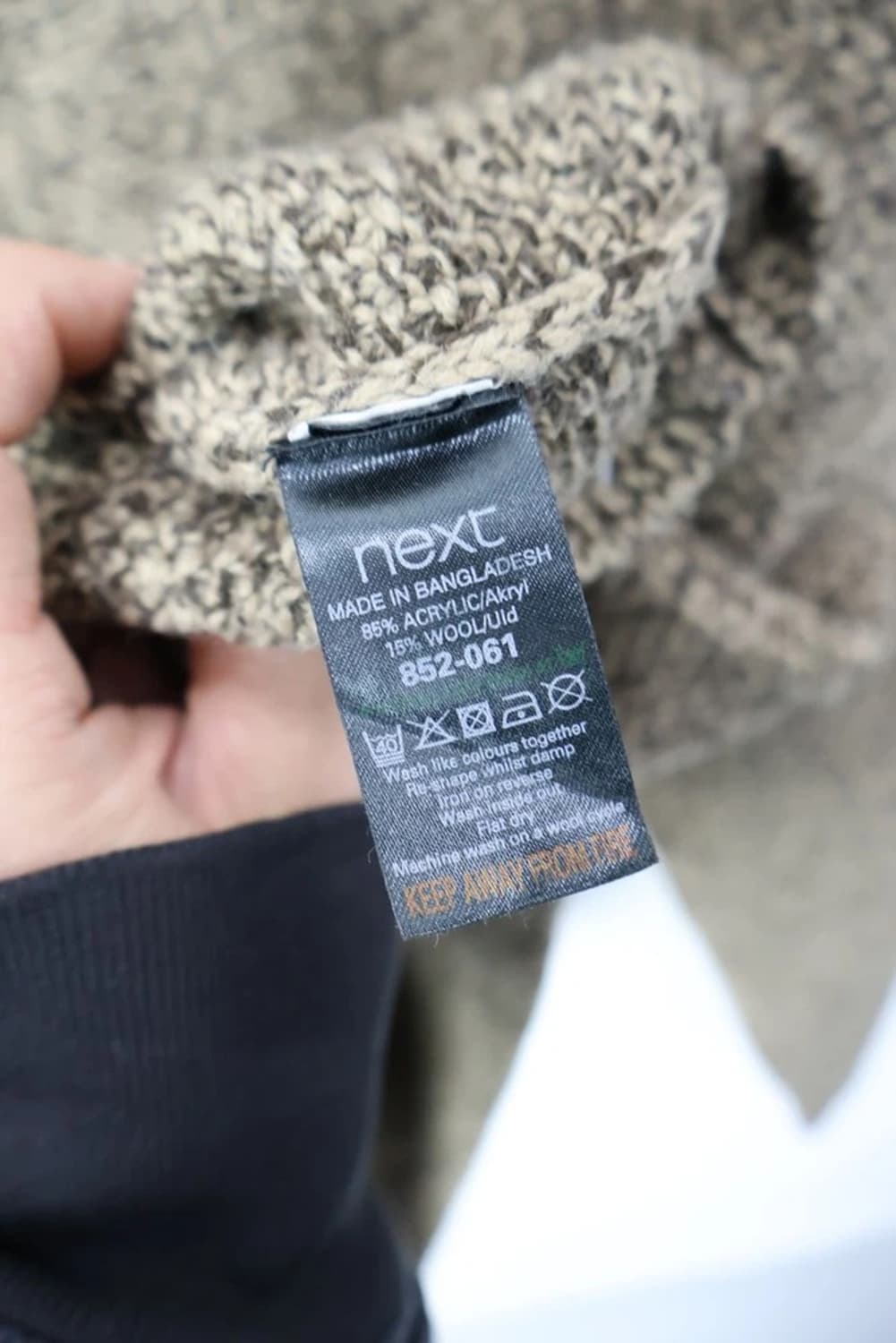 Next Button-Neck Marled Knit Sweater 상품이미지8