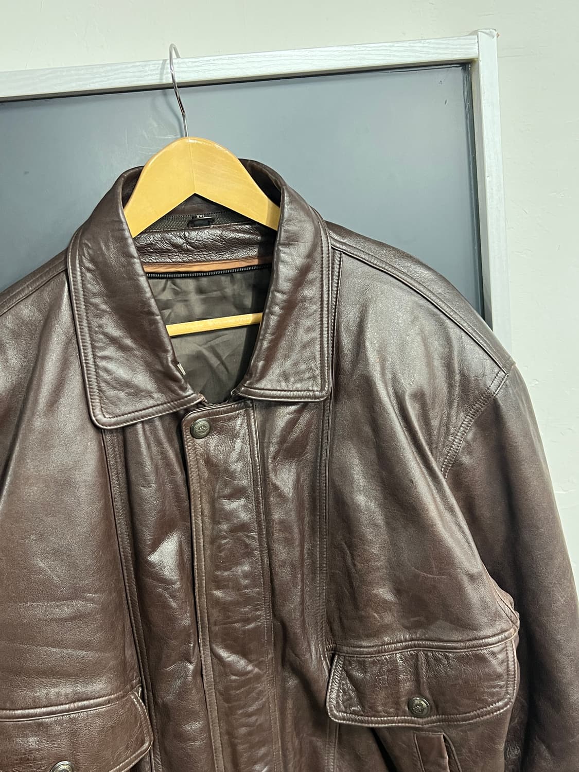 Vintage 빈티지 90s 양가죽 A-2 레더 자켓 상품이미지2