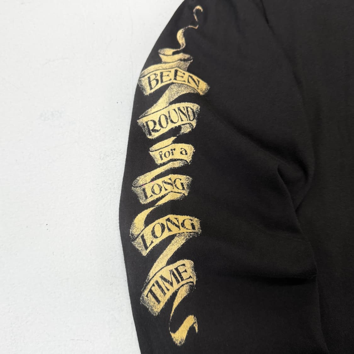 90s USA lucky brand 페이딩 데빌 악마 롱슬리브 상품이미지5