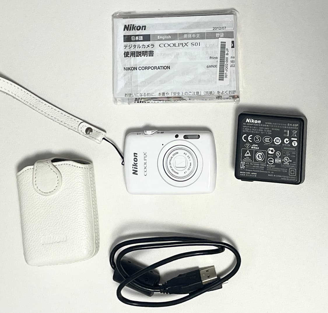 니콘 쿨픽스 Nikon coolpix s01 화이트 상품이미지7