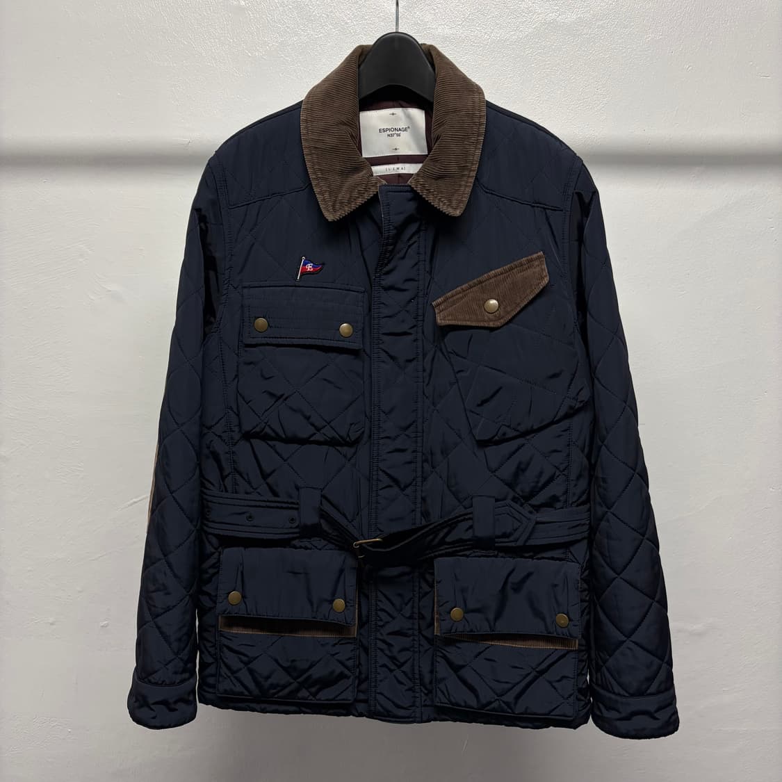 에스피오나지 벨티드 퀄팅 자켓 상품이미지1