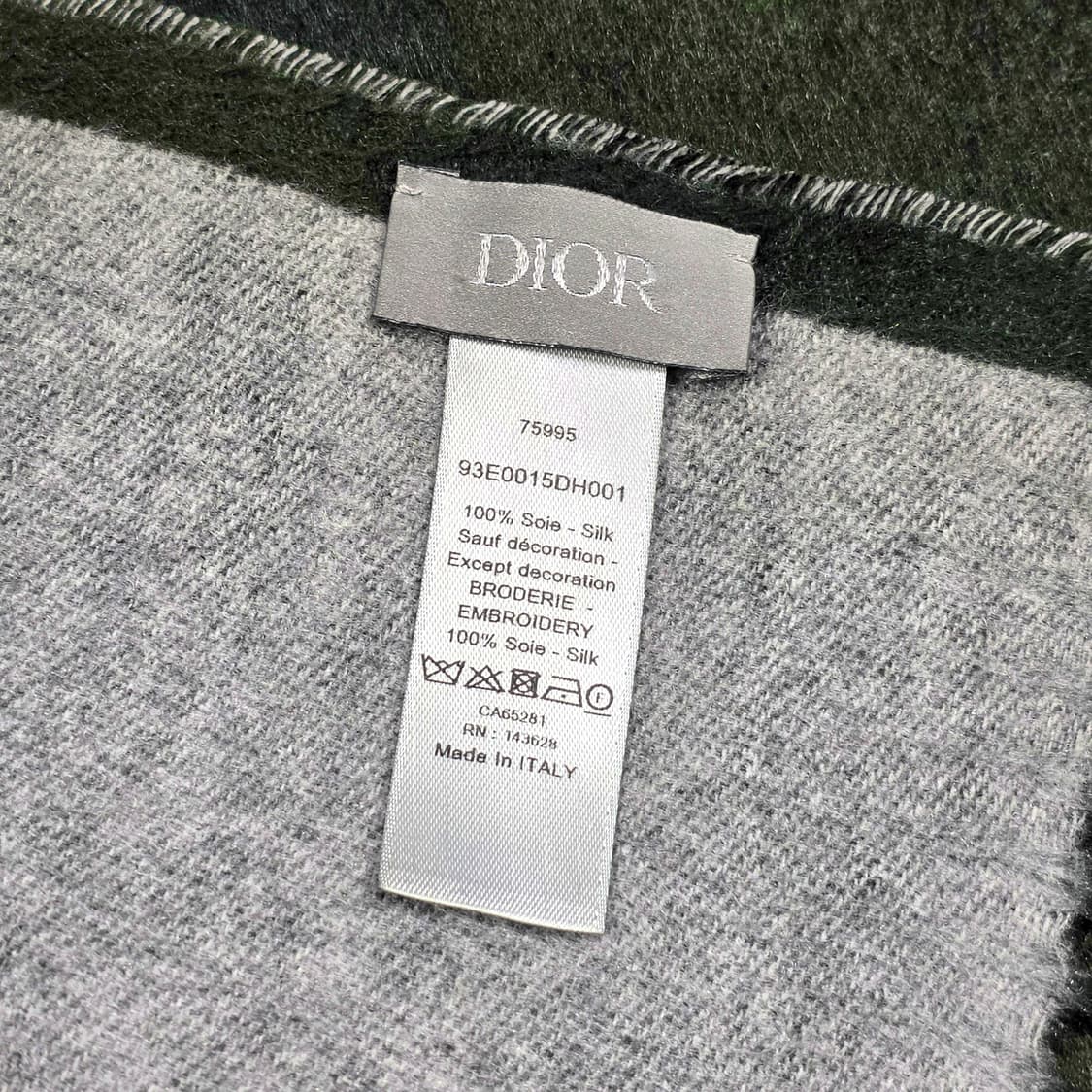 디올 CD 아이콘 실크 머플러 상품이미지5