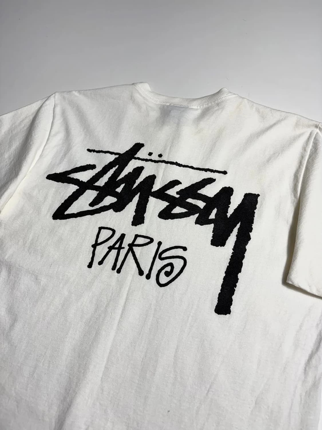 스투시 STUSSY 스탁 파리 코튼 반팔 티셔츠 R2193 상품이미지2