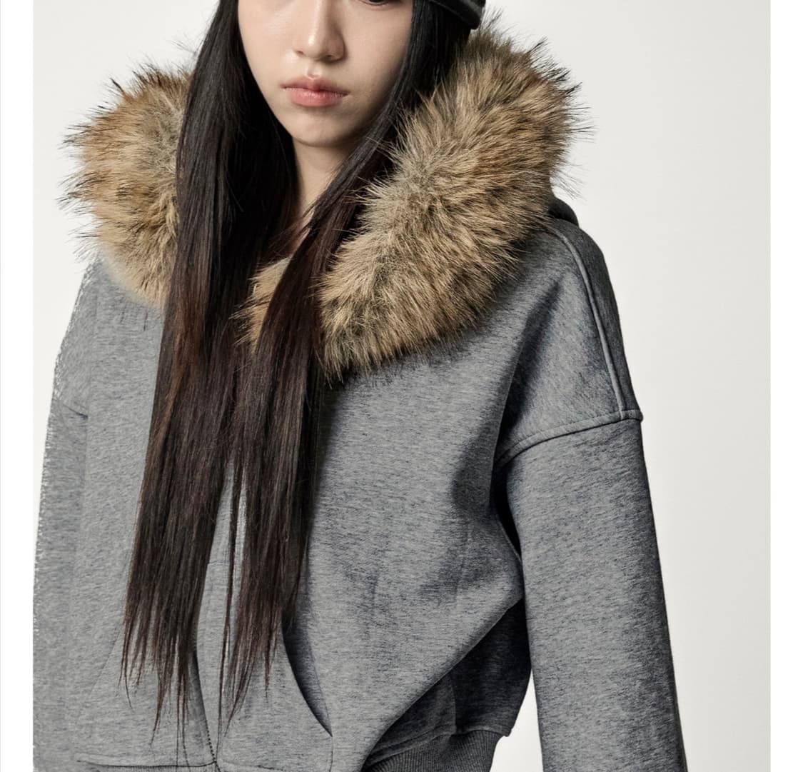 야상 퍼 후드 집업 상품이미지1