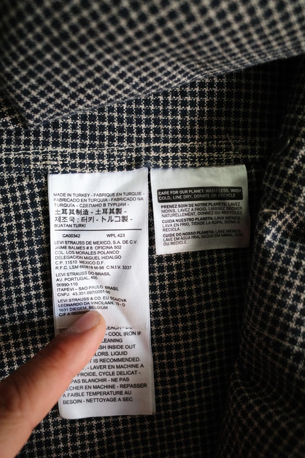 LVC 체크 커버올 상품이미지9