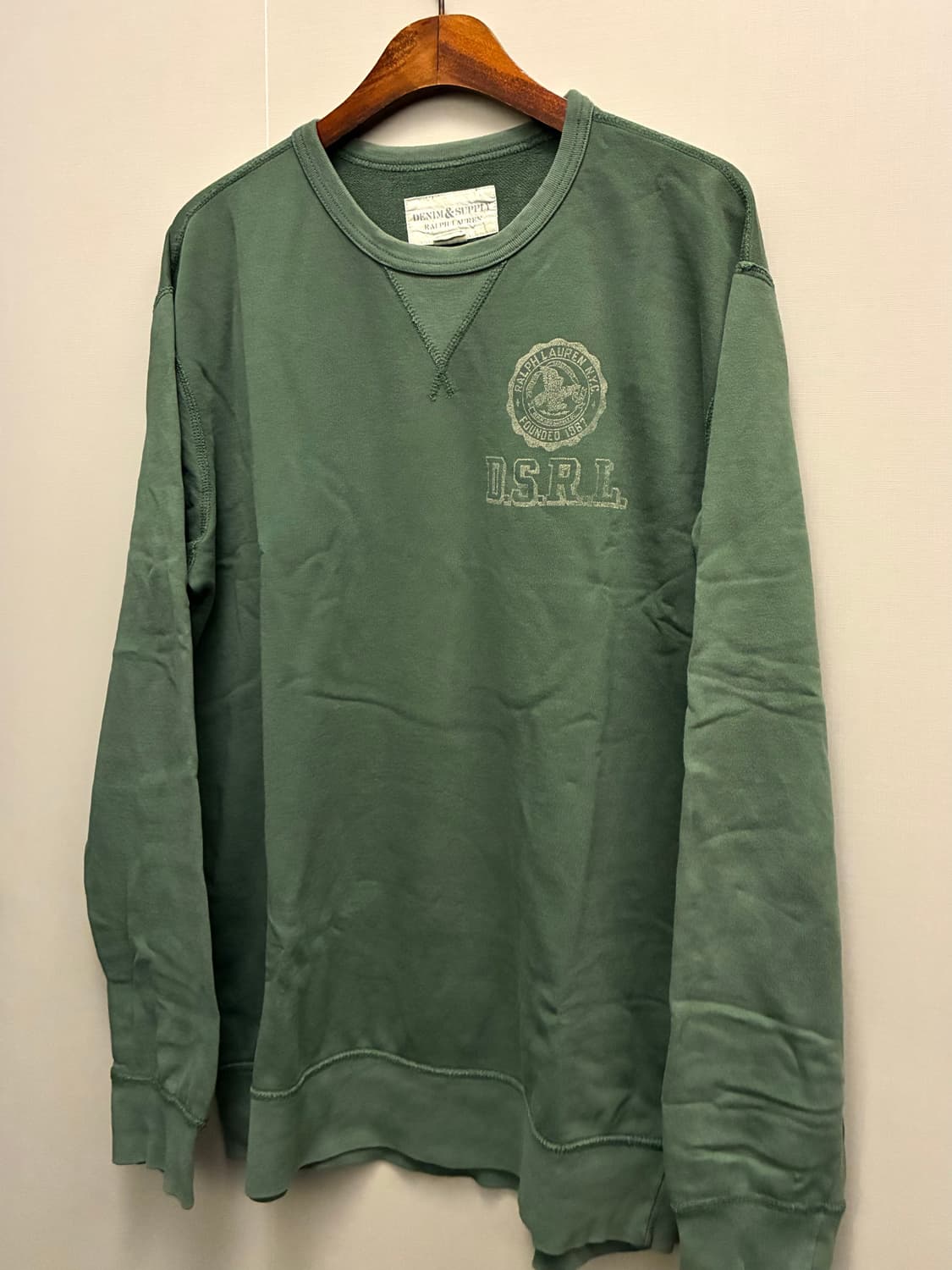 (L)RL 데님앤서플라이 랄프로렌 us 밀리터리 스웻셔츠 맨투맨 상품이미지3