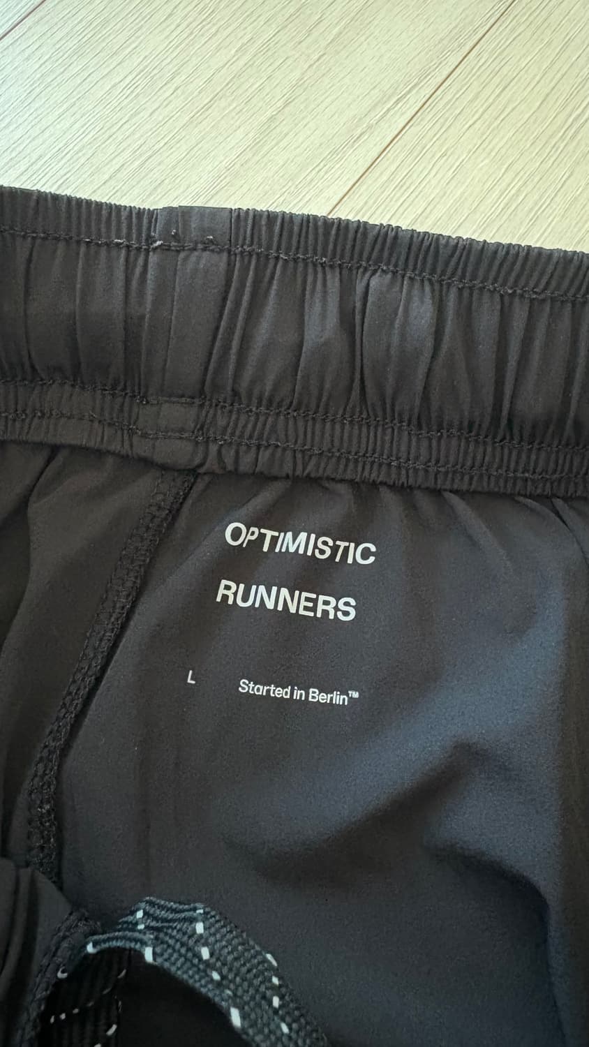 옵티미스틱 러너스 바지 와이드 트레이닝 팬츠 L 상품이미지4