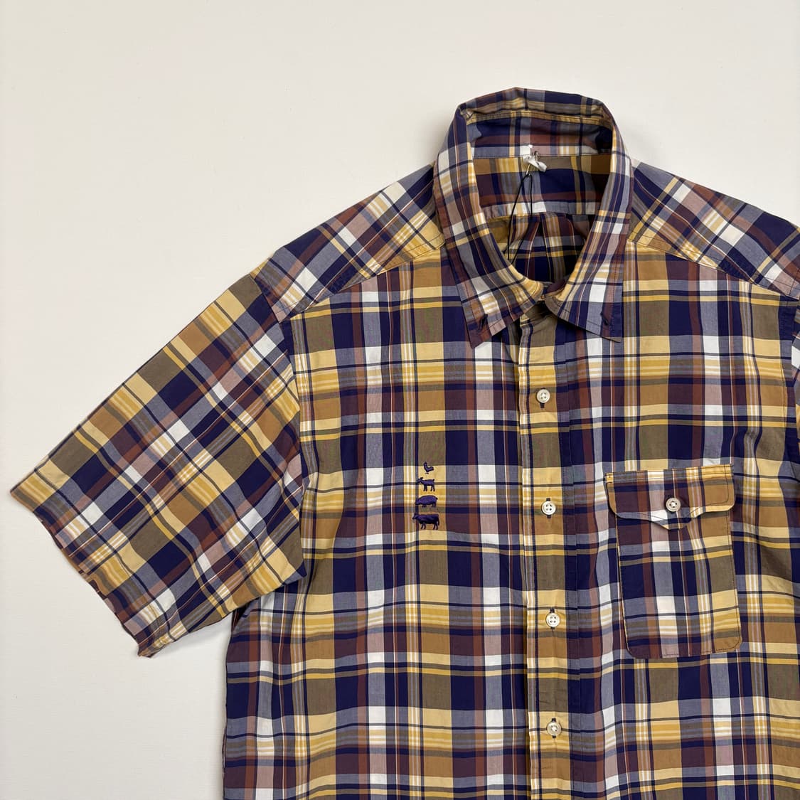 [L] Mountain Research Purple half-shirt 상품이미지3