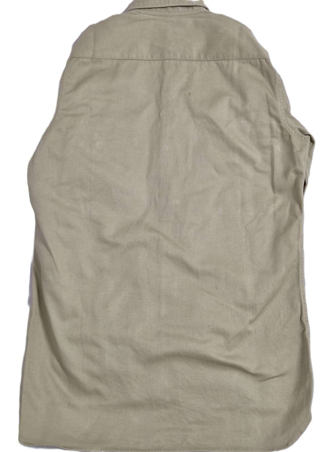 육군 구형 십자성부대 경리 정복 전투복 상의 카키 긴팔 셔츠 (S) 상품이미지6