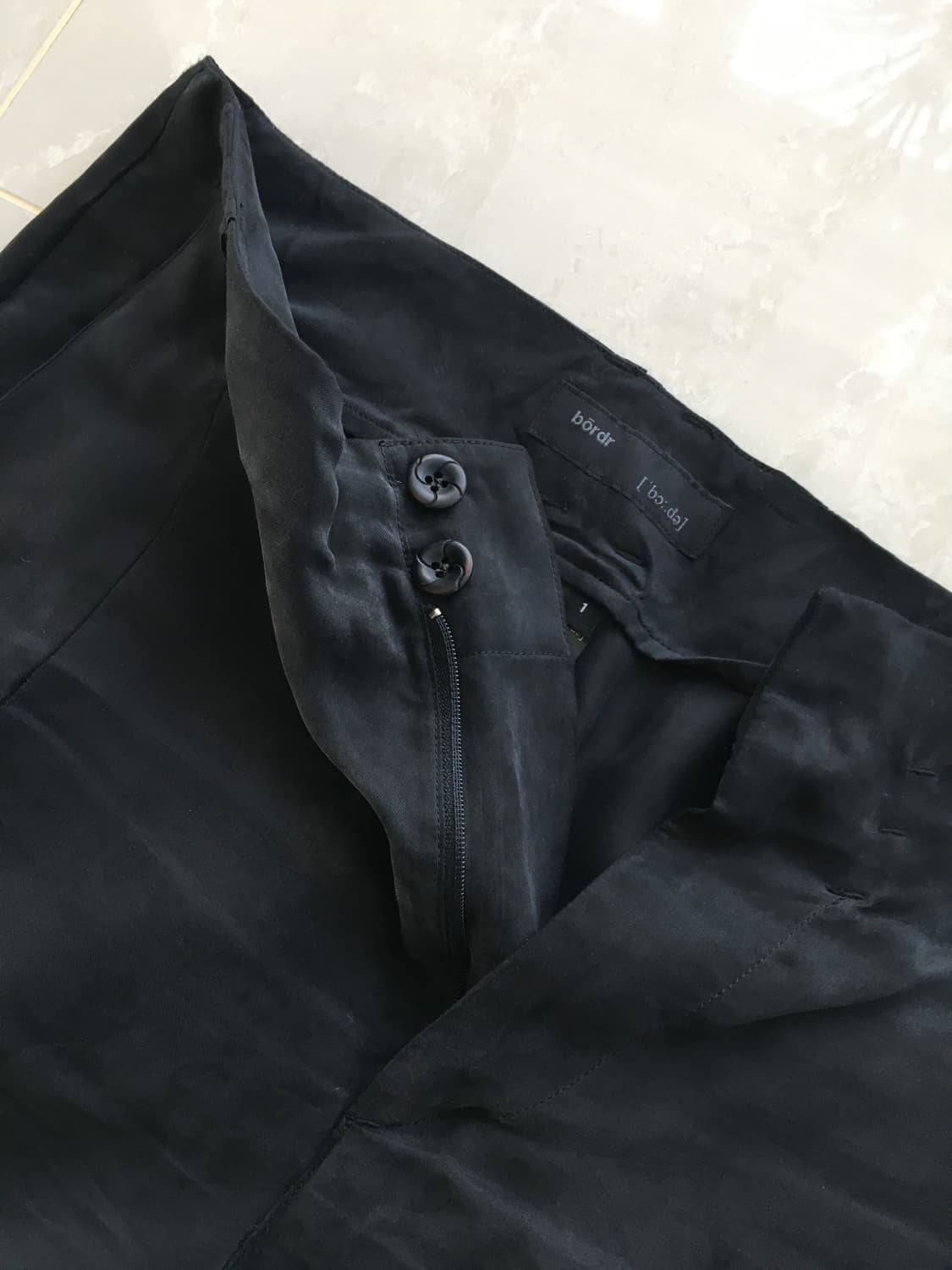 Bordr dart cupro trouser  상품이미지1